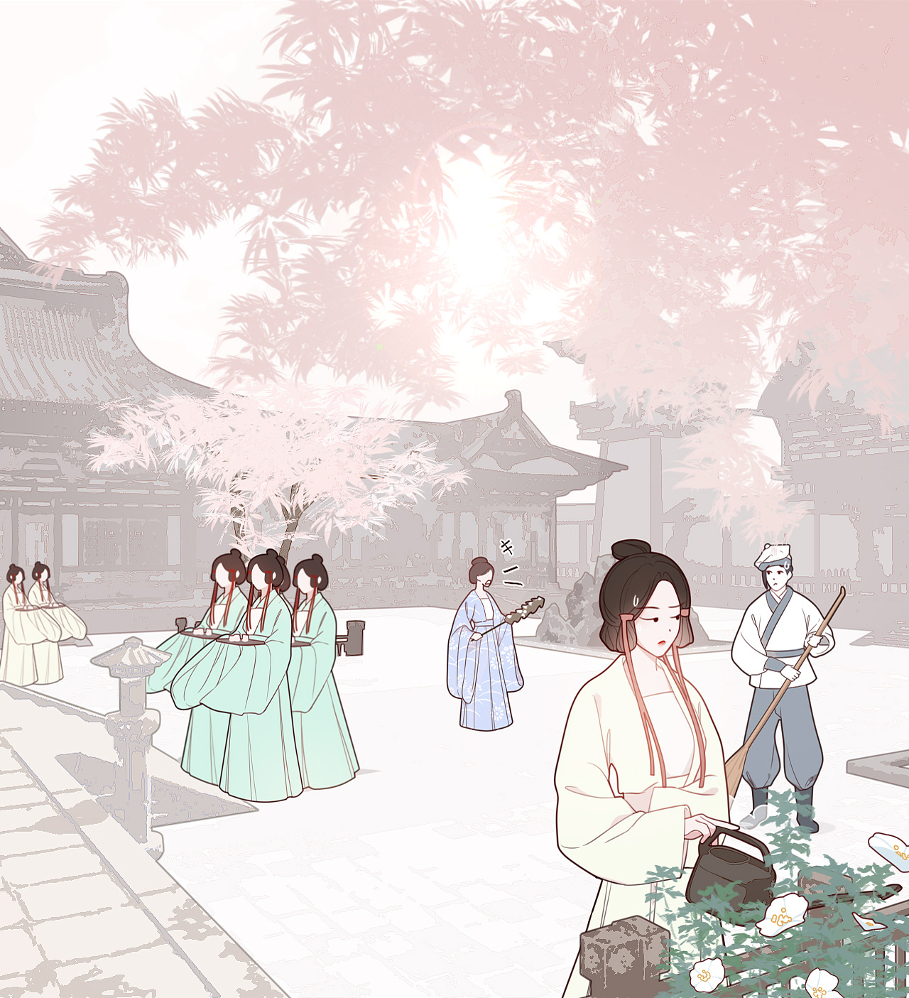 古风条漫《出鞘》之人物场景篇