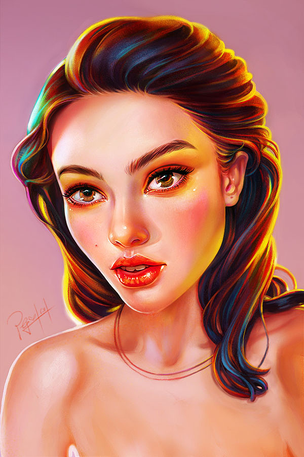 欧美女神（图ZMTQ4ODY2ODY4） - 创作习作 - 站酷设计师陈大艳原创素材 - 站酷ZCOOL