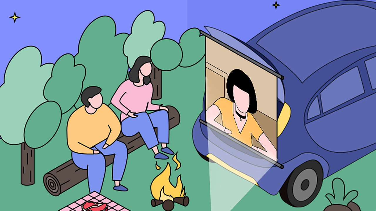 极米五一活动宣传物料（图ZMjA2OTkxMTcy） - 商业插画 - 站酷设计师芋泥麻薯酱原创素材 - 站酷ZCOOL