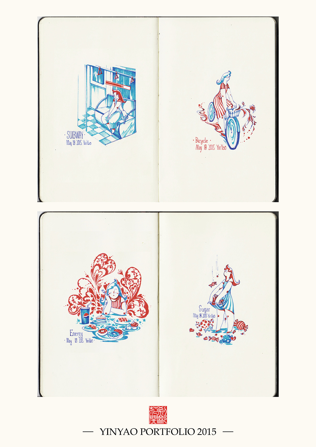 【YY的运行轨迹】2015作品合集(图ZNDA2OTMzMDQ=) - 艺术插画 - 站酷设计师殷尧原创素材 - 站酷ZCOOL