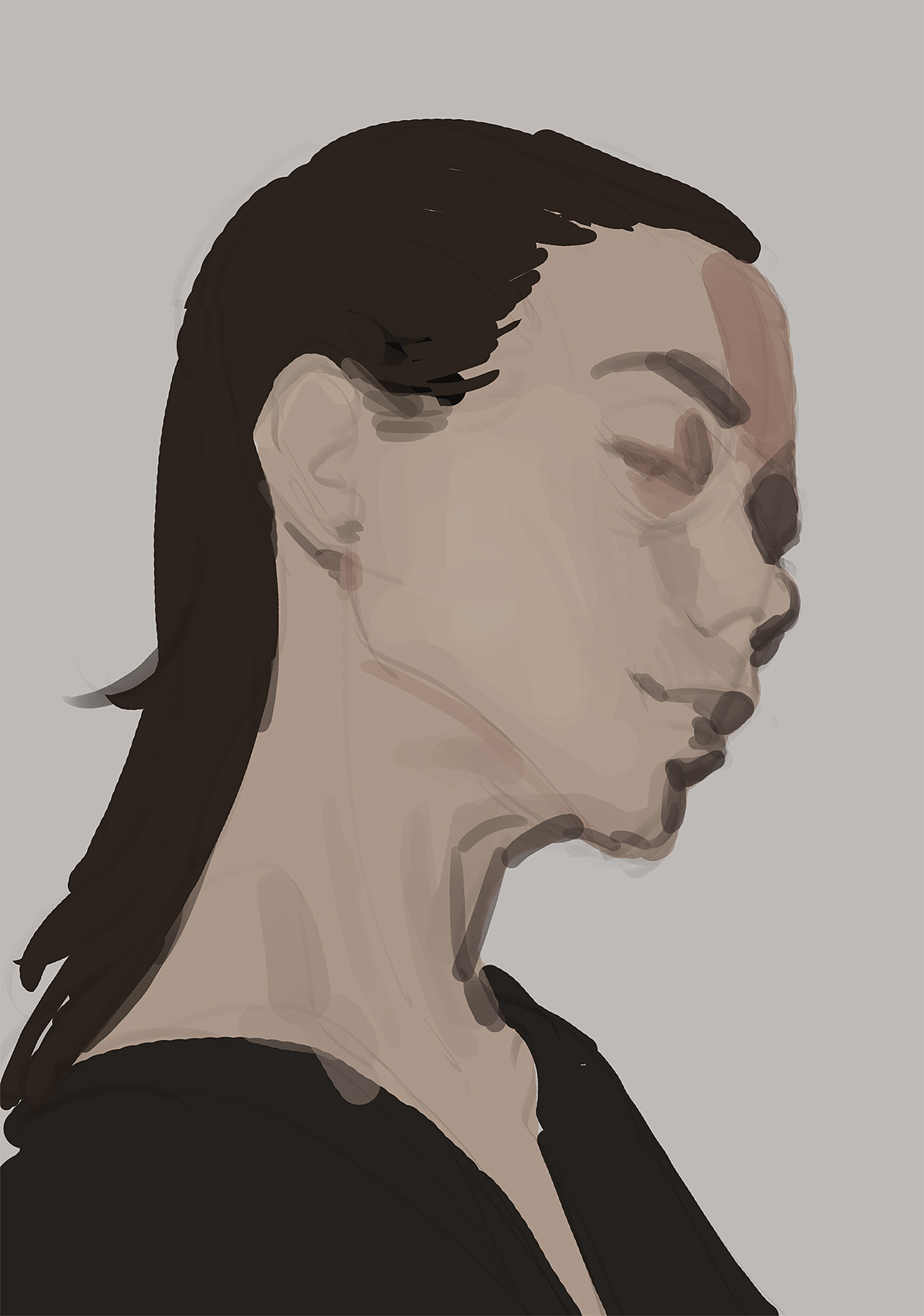 我觉得她长得像那谁！（图ZMjY1NTk5MTUy） - 商业插画 - 站酷设计师Peter肖吉原创素材 - 站酷ZCOOL