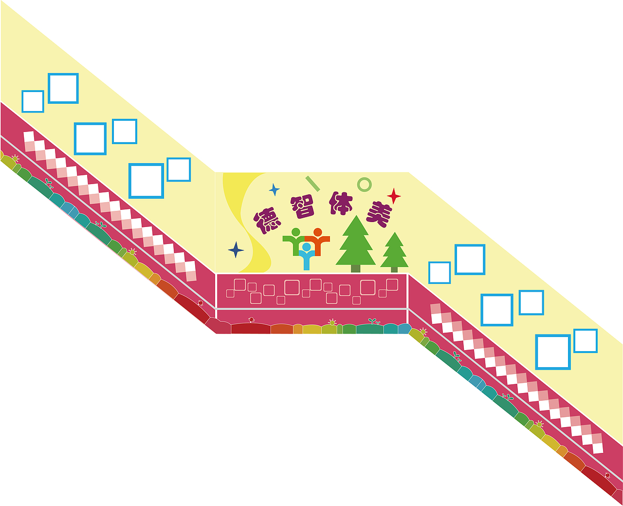 校园文化系列导视设计（图ZMTEzMjM2OTA4） - 其他平面 - 站酷设计师Z45553849原创素材 - 站酷ZCOOL