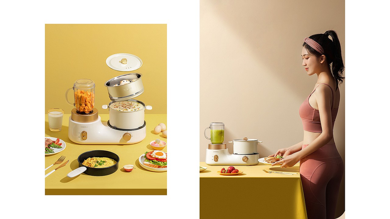 『Kayden -16 』- 组合早餐机（图ZMjYzNjA1NjM2） - 生活用品 - 站酷设计师KaydenHZ原创素材 - 站酷ZCOOL