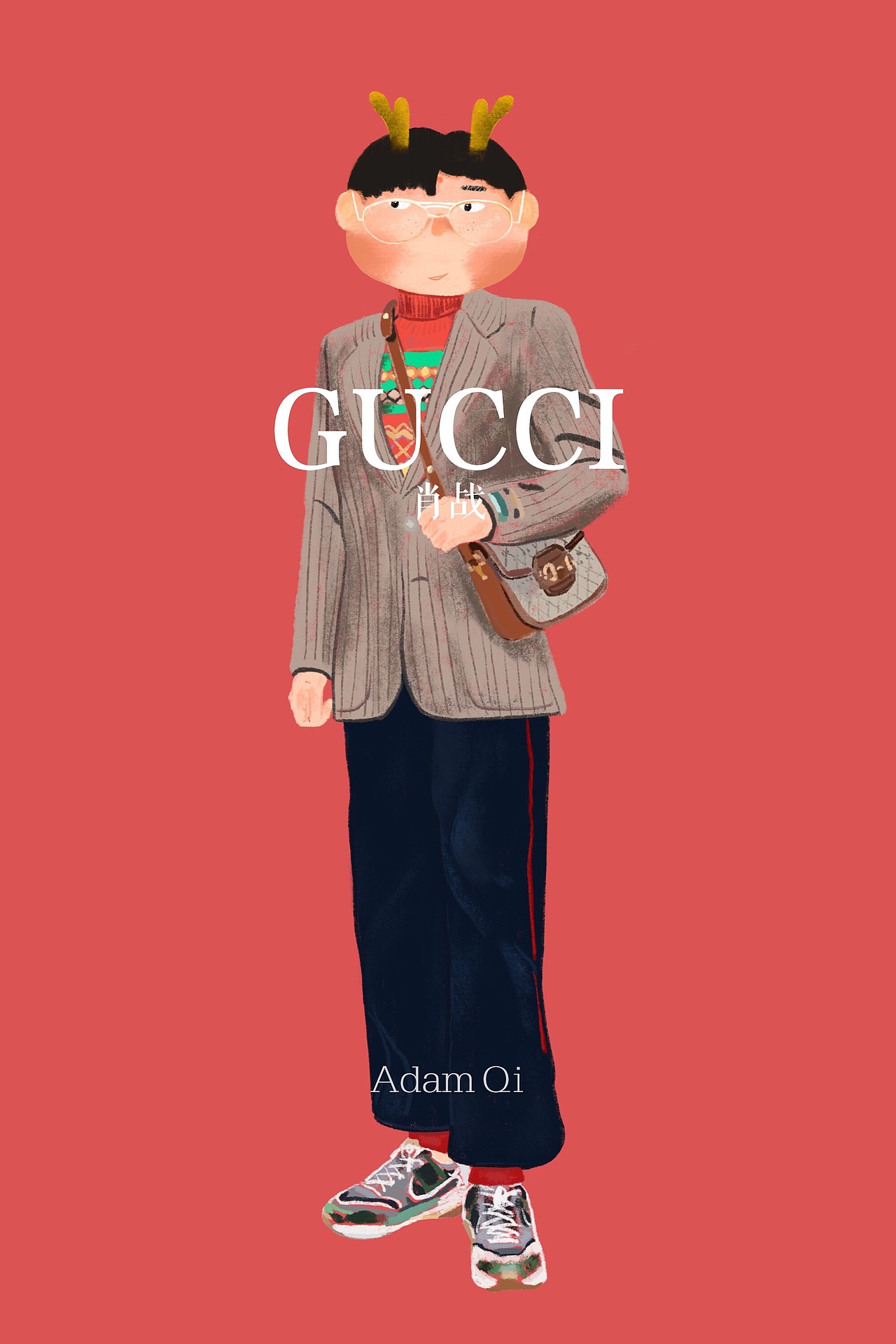 GUCCI（图ZMTgyNjM5NTQ0） - 创作习作 - 站酷设计师AdamQi原创素材 - 站酷ZCOOL