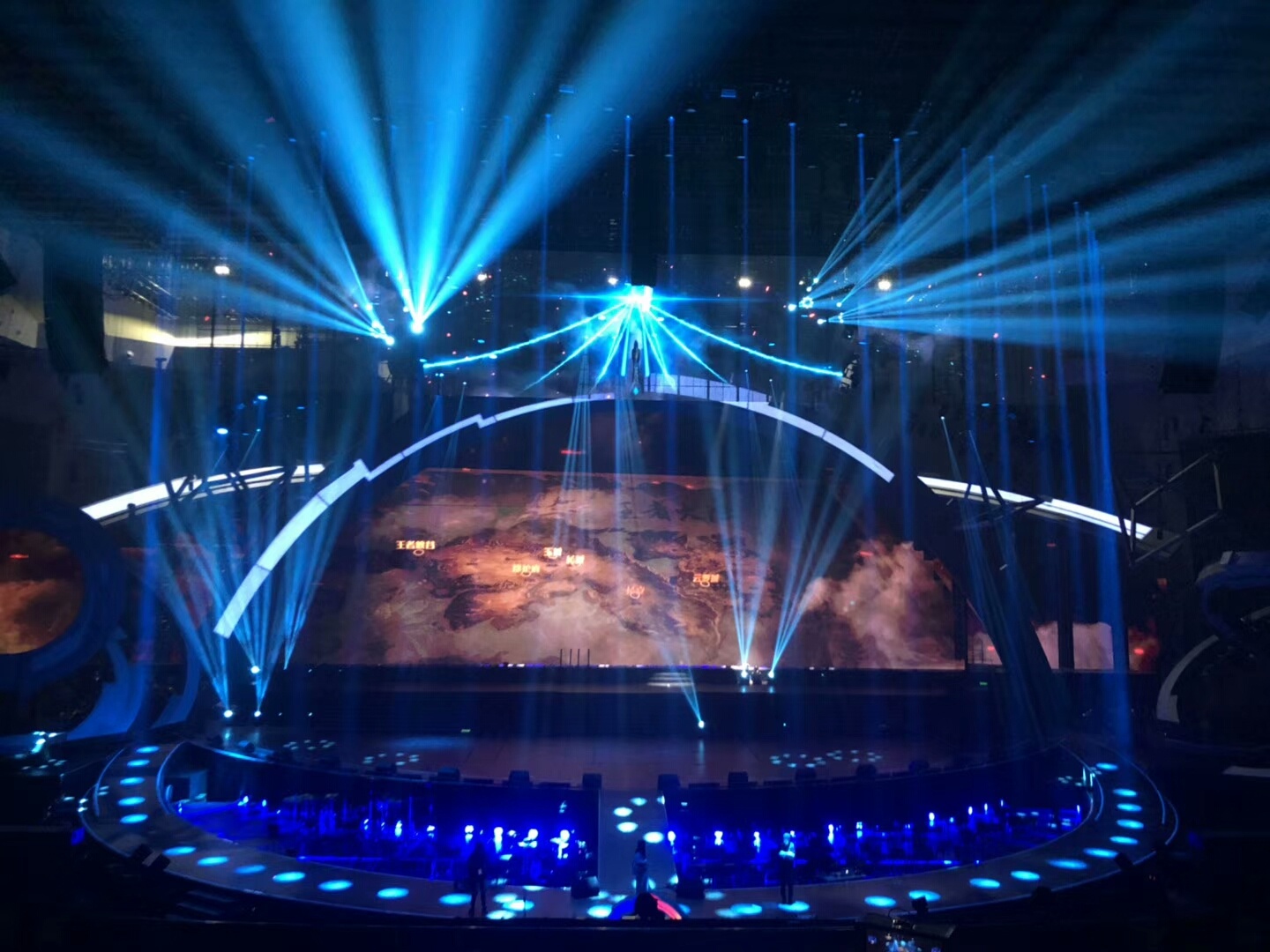 2018王者荣耀成都音乐会|空间|舞台美术|的庐 - 原创作品 - 站酷