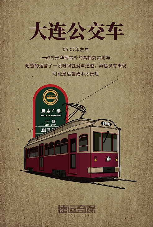 捷运奇缘-我的大连公交车记忆全图