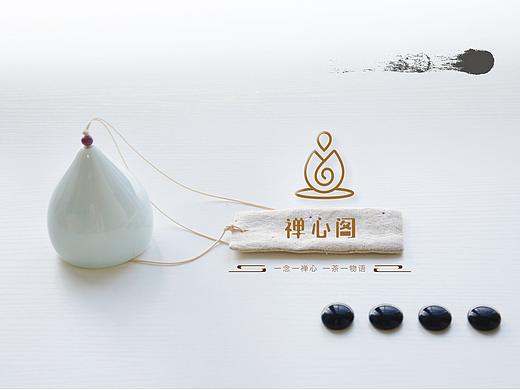 禅心阁标志设计