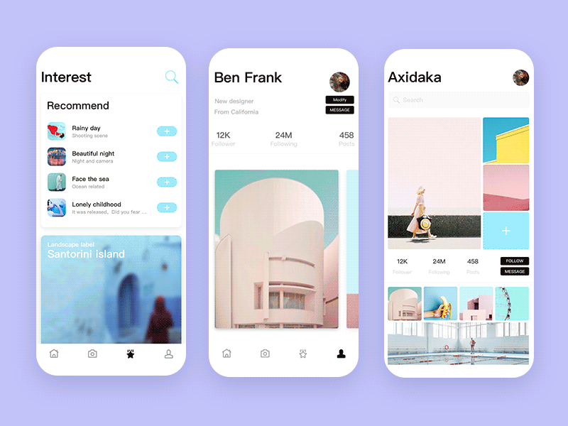 ＃Dribbble Style＃第二弹GIF（图ZOTUyMDg4NzY=） - APP界面 - 站酷设计师JOnes大伟原创素材 - 站酷ZCOOL