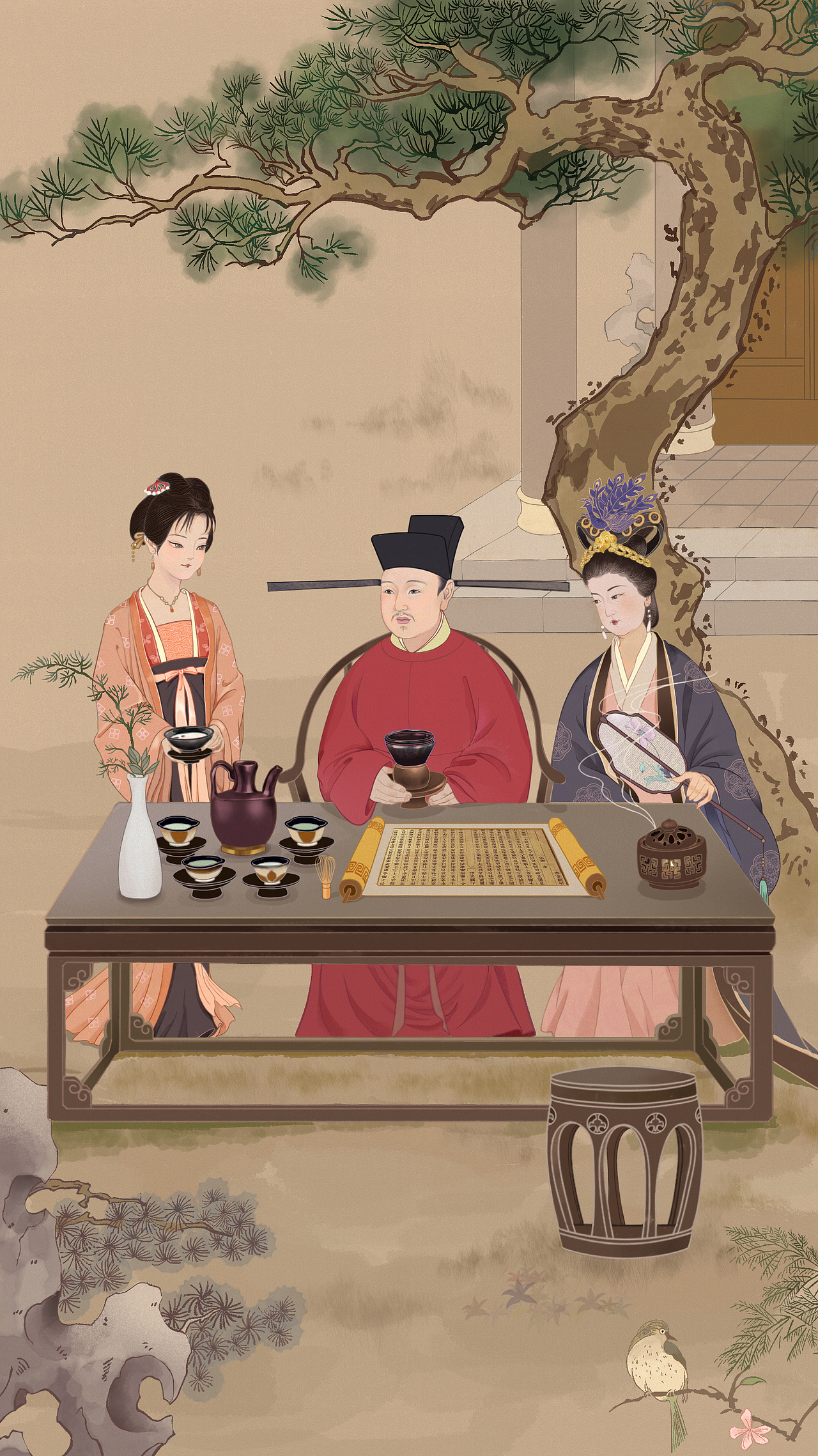 近来画的古风画（图ZMzAyMTE3Mzgw） - 商业插画 - 站酷设计师YUGAWEI原创素材 - 站酷ZCOOL