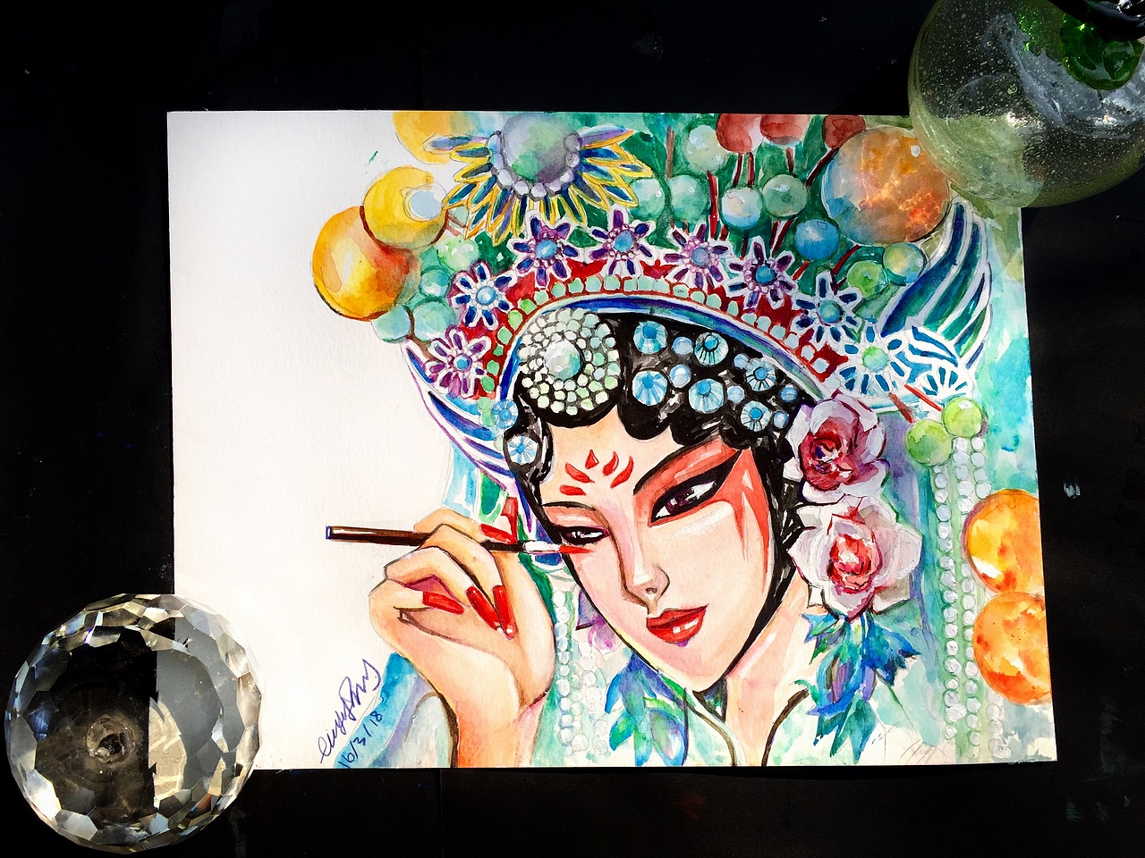 戏子|插画|概念设定|阿丑绘画_原创作品-站酷zcool