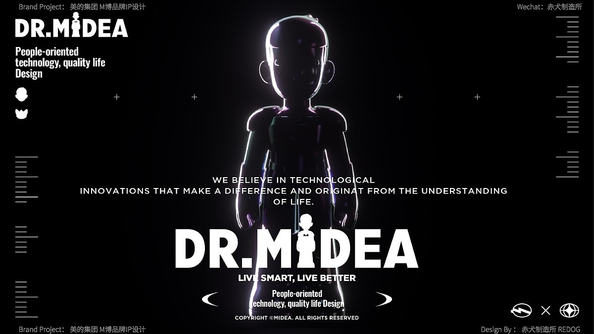 美的集团品牌IP体系-M博DR.MIDEA(图ZMjc0NDcyMzQ4) - 品牌 - 站酷设计师赤犬制造所REDOG原创素材 - 站酷ZCOOL