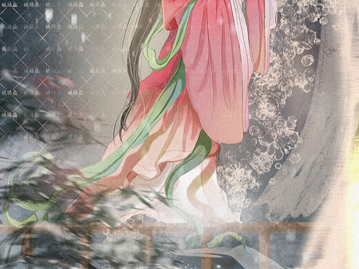 天将暮 雪乱舞