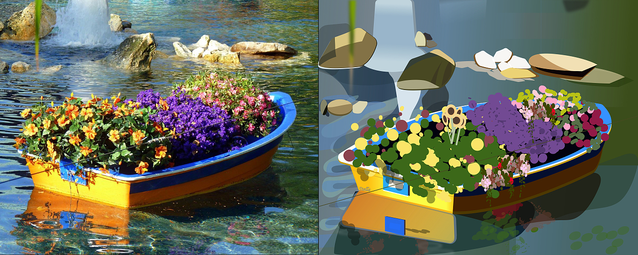 插画系列2+交通工具+花（图ZMTc2NDc1NzA4） - 创作习作 - 站酷设计师陈二姐的故事原创素材 - 站酷ZCOOL