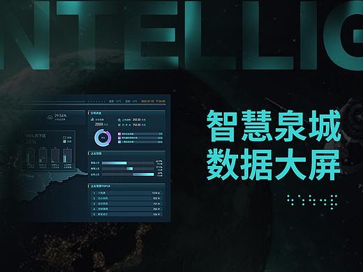 智慧泉城可视化数据大屏改版