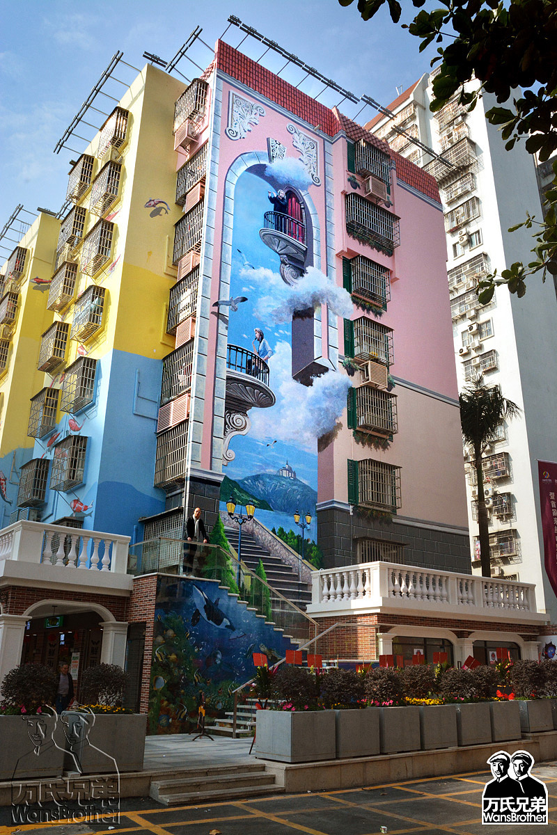 珠海最大的3d画、3d壁画—来魅力壁画村（万氏兄弟出品（图ZMTAxODY4NDA0） - 新锐潮流插画 - 站酷设计师3d画3d壁画3d地画原创素材 - 站酷ZCOOL