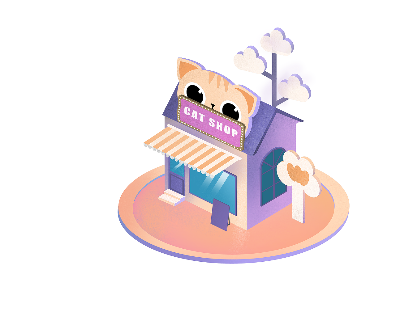 手绘习作·2.5D插画