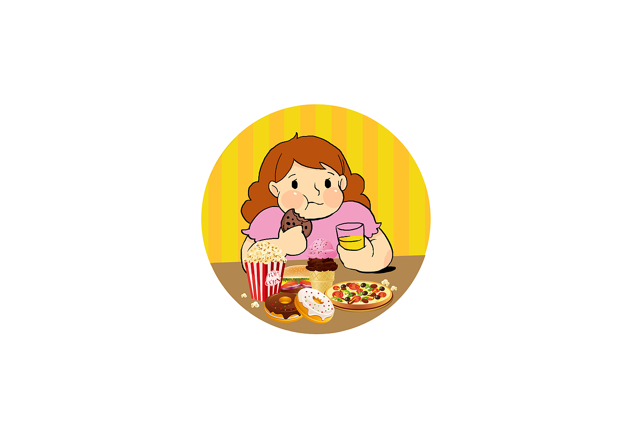 运动健康生活 插画（图ZNzg0MTg1MjQ=） - 创作习作 - 站酷设计师伦小喵原创素材 - 站酷ZCOOL