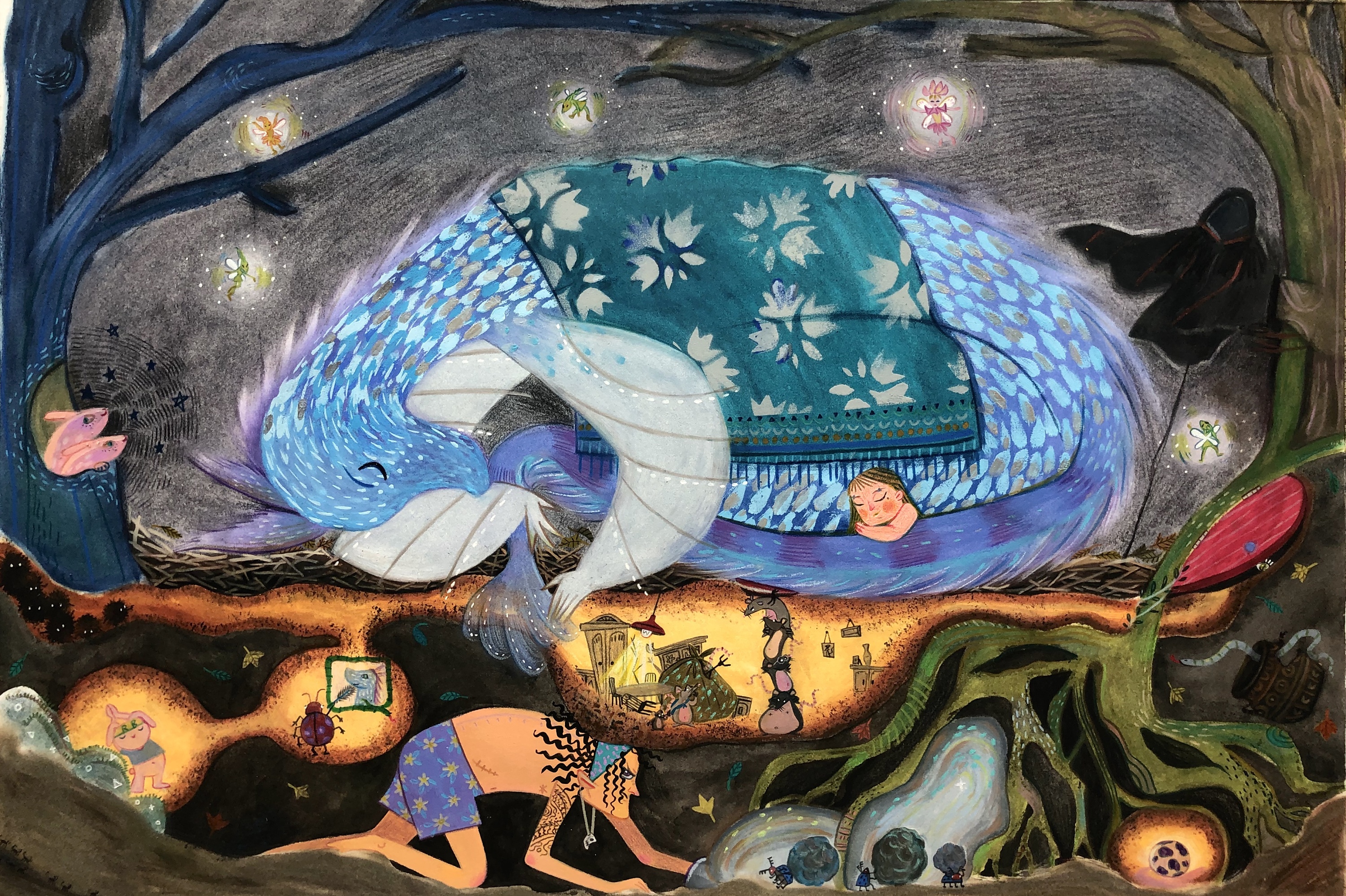 4开插画～画着玩儿的