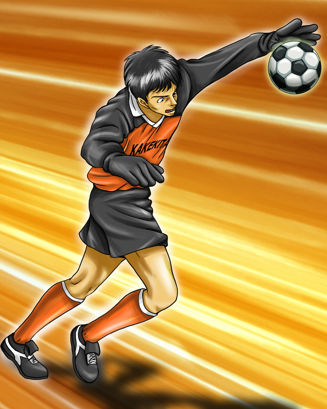 足球项目|动漫|单幅漫画|小林雅人 - 原创作品 - 站酷 (zcool)