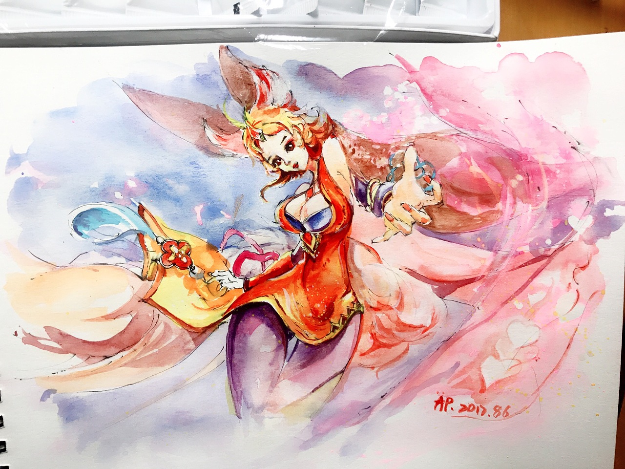 watercolor王者荣耀