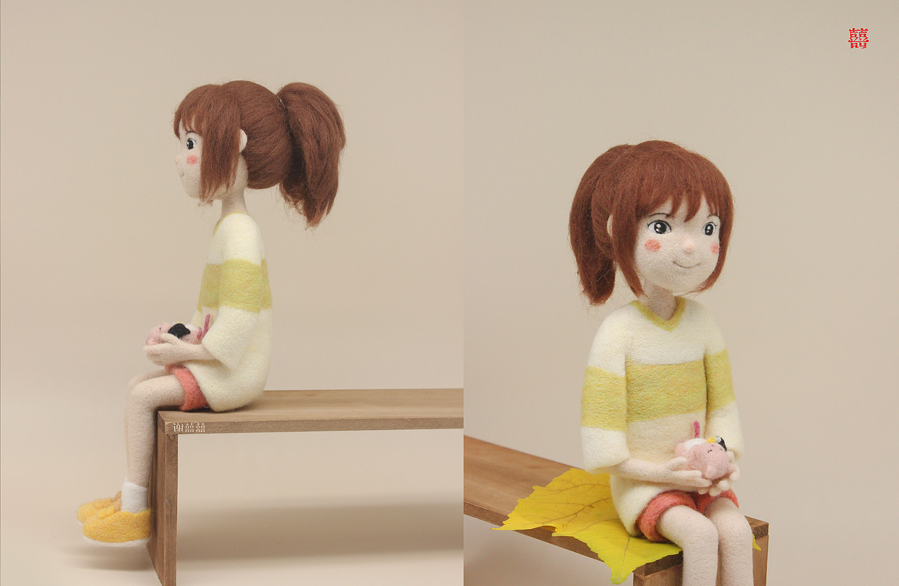 囍囍的羊毛毡 之 千寻(制作视频)