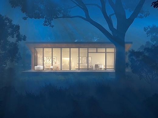 Cabin建筑表现（个人主页-ZNDA3ODY0NjA=） - 建筑设计 - 站酷设计师罗大炮原创素材 - 站酷ZCOOL