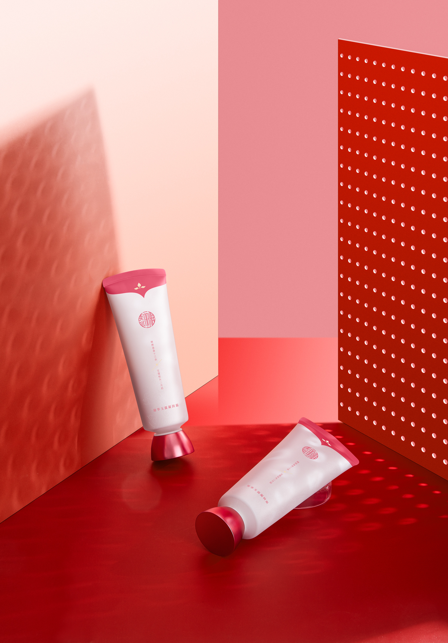 化妆品护肤品包装设计美腹霜-国风唐韵