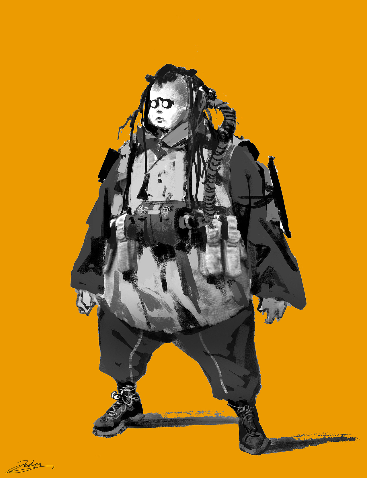 废土角色草图合集（图ZMTM0NzIxOTQ4） - 概念设定 - 站酷设计师俊灵WJL原创素材 - 站酷ZCOOL