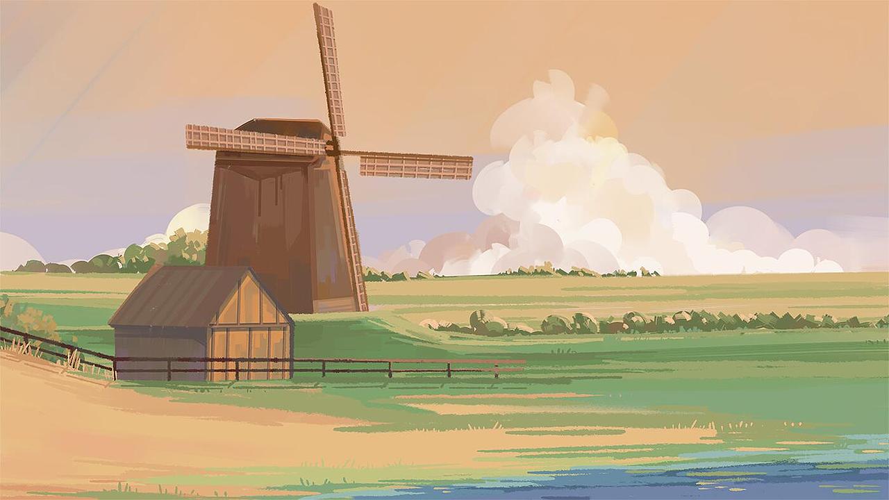 风车（图ZMTM5NTI4NTk2） - 创作习作 - 站酷设计师鱼丸粗面不加辣原创素材 - 站酷ZCOOL