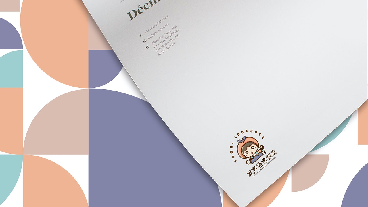 「发声教育」儿童插画的早教培训