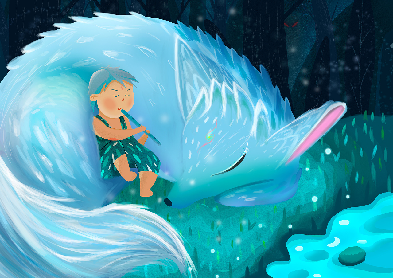 孤独的孩子|插画|儿童插画|沐君言 - 原创作品 - 站酷 (zcool)