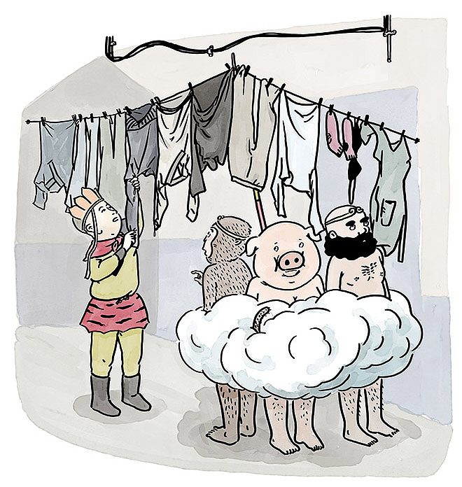 唐僧:最近太潮,衣服很难干啊