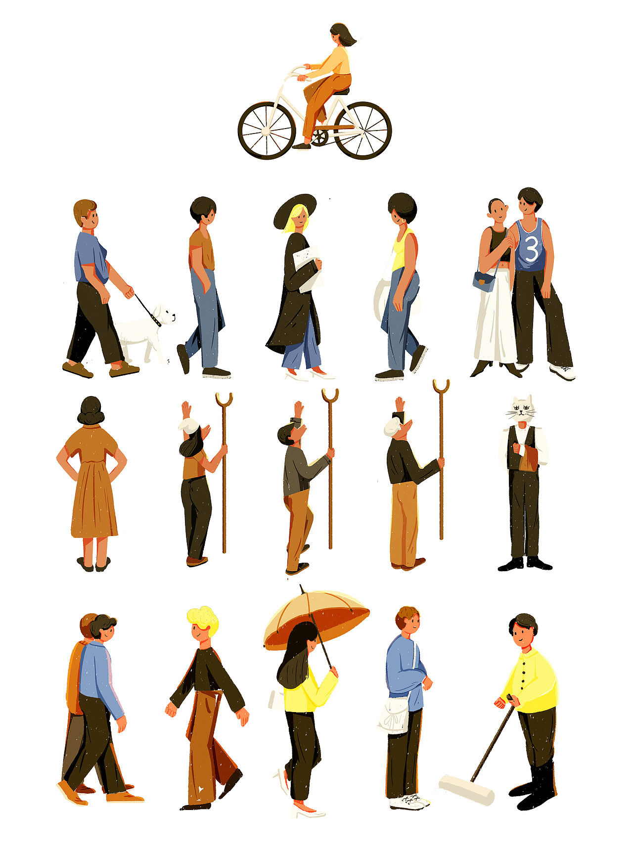 2021作品集（图ZMjU4MDUxMzYw） - 商业插画 - 站酷设计师夏子啊原创素材 - 站酷ZCOOL