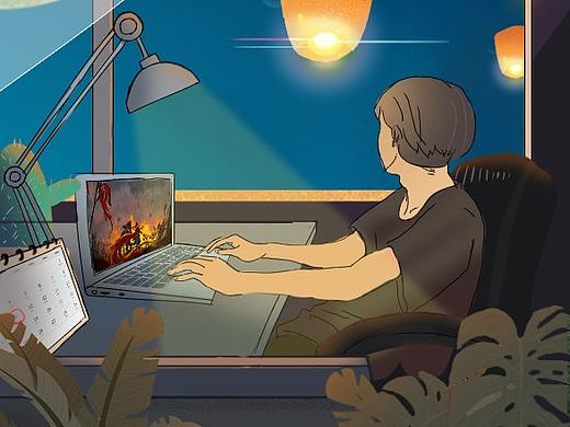 這波叫舉頭望明月（個(gè)人主頁-ZNTE5OTgyNjQ=） - 創(chuàng)作習(xí)作 - 站酷設(shè)計(jì)師心態(tài)要好好好原創(chuàng)素材 - 站酷ZCOOL