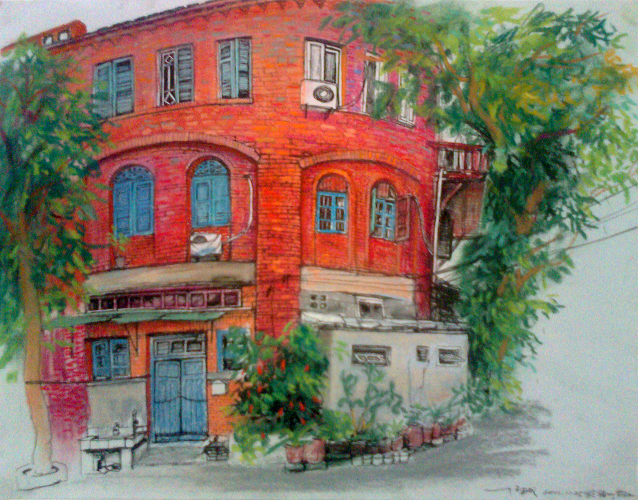 红楼|插画|商业插画|叶智成 - 原创作品 - 站酷 (zcool)