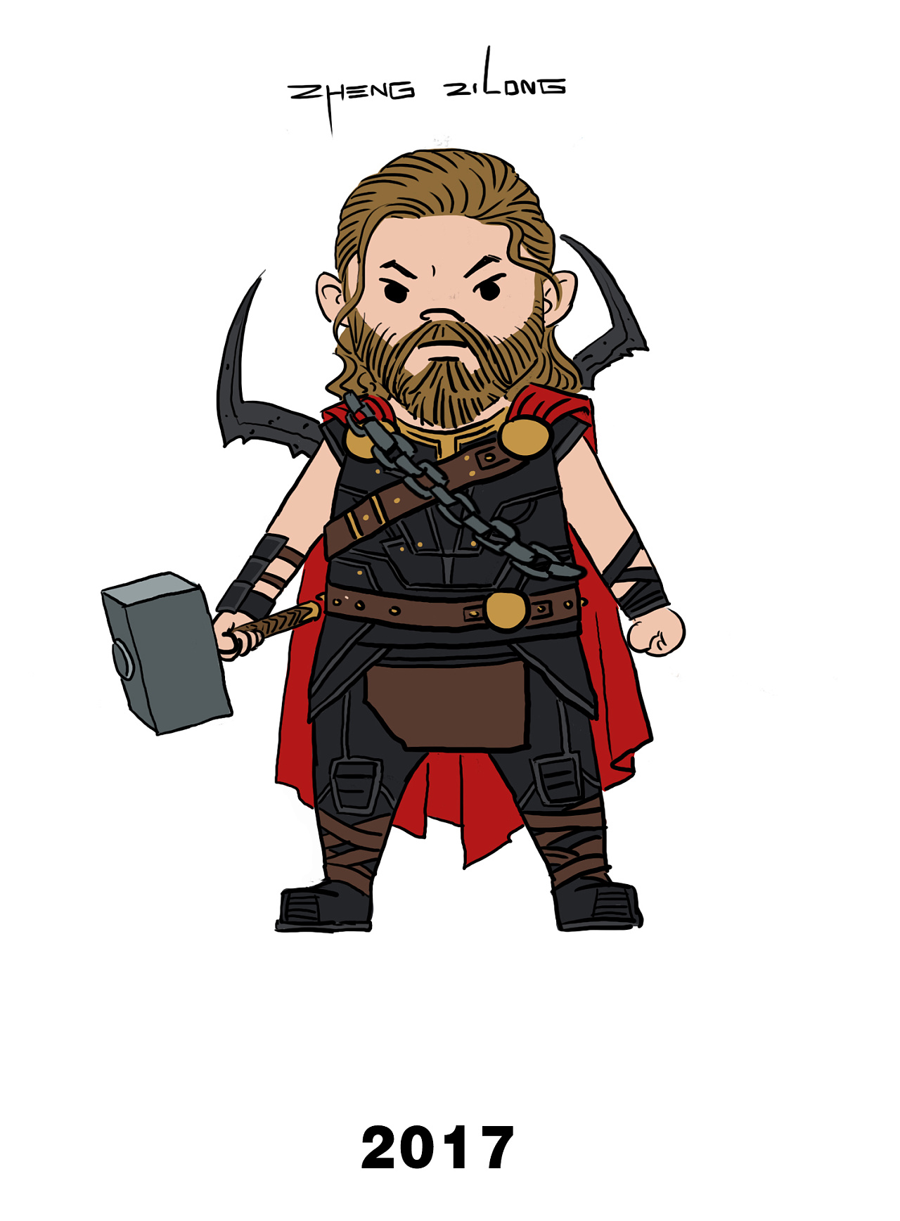 十年 雷神造型变化