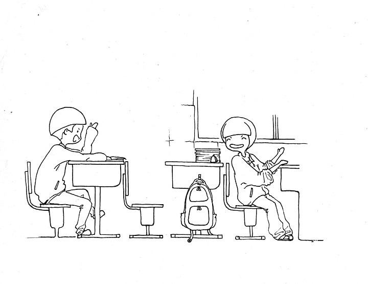 前后桌的嬉笑阶梯上的聊天阳台看风景放学一起走回到相见的起点推 荐
