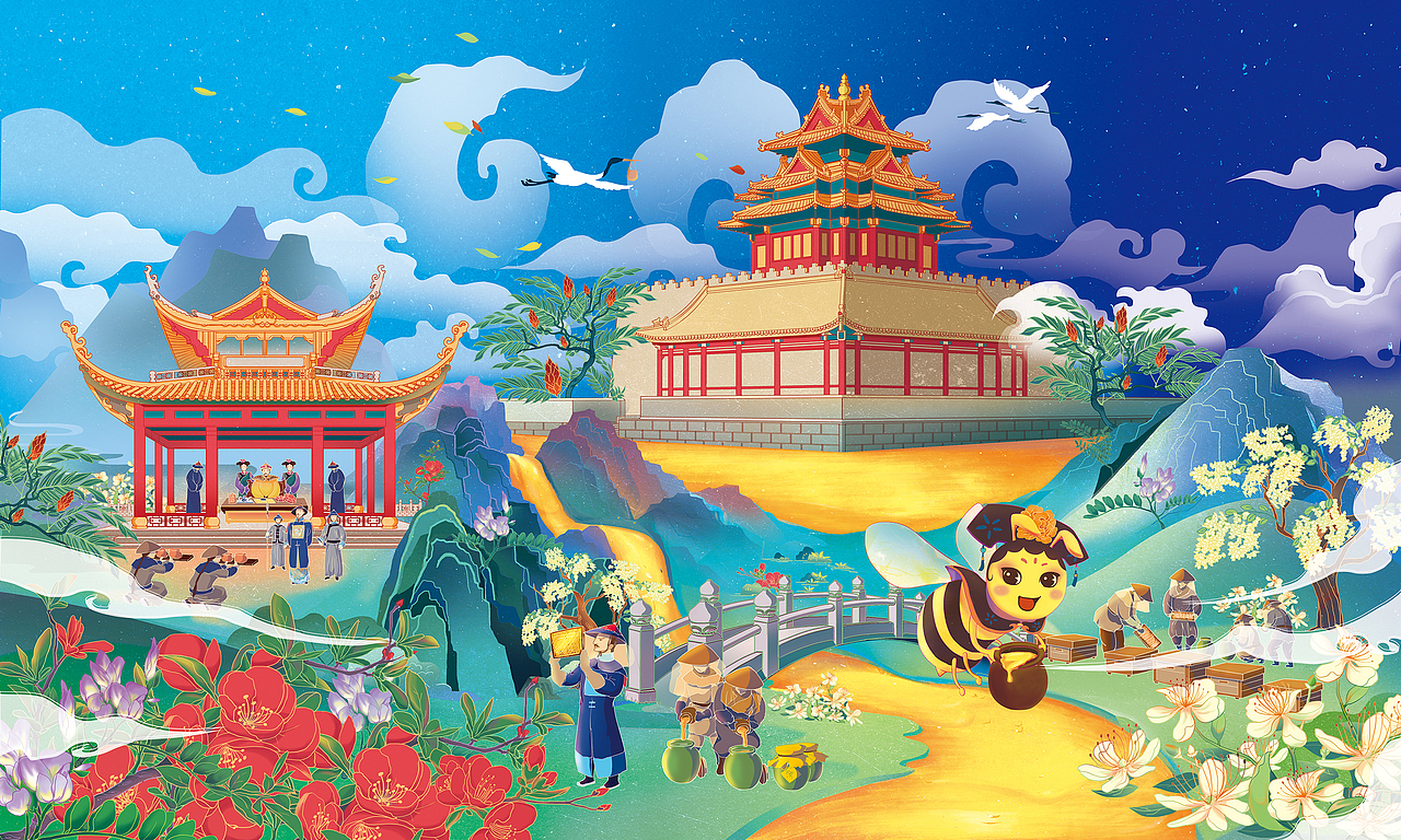 黄龙县蜂蜜×故宫