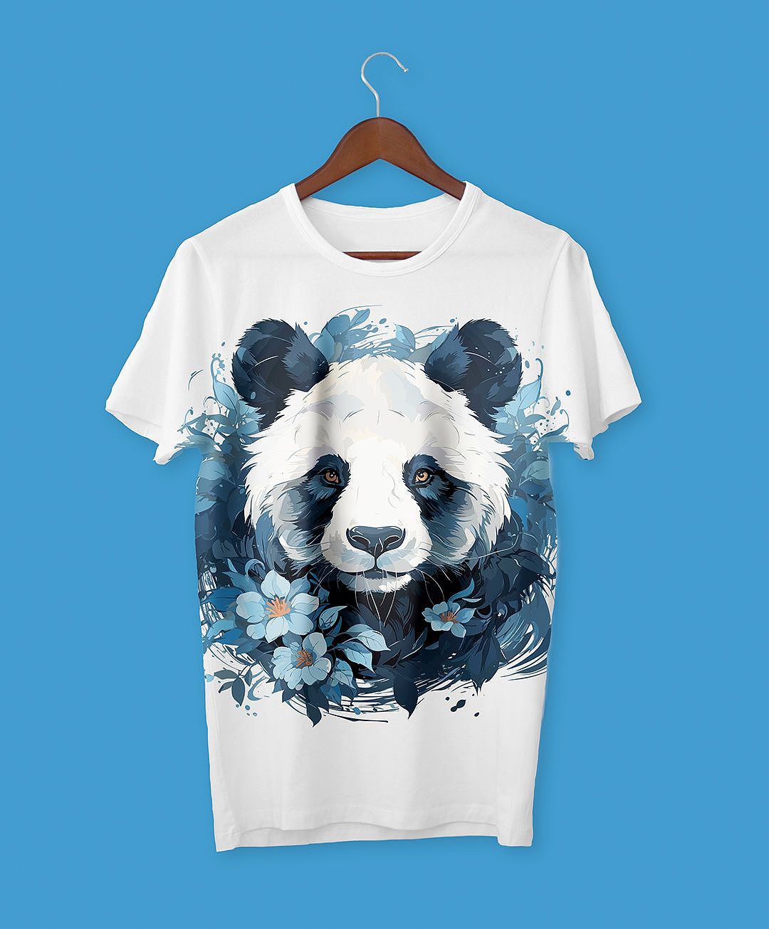 熊猫印花样机效果图