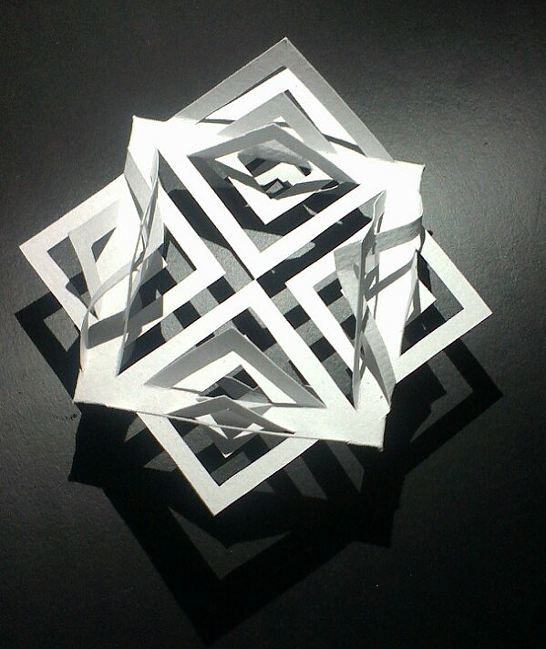 立体构成--剪纸