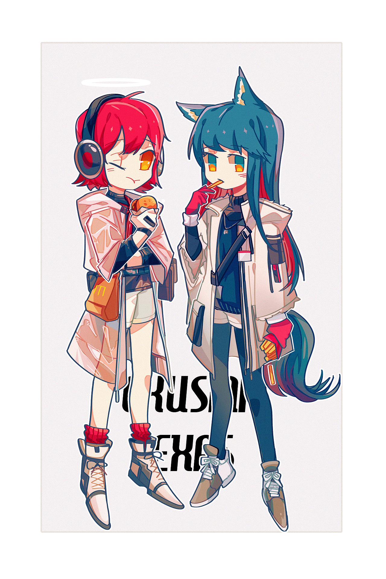 明日方舟同人（图ZMTg2Mjg5NDg0） - 创作习作 - 站酷设计师Pickieeeee原创素材 - 站酷ZCOOL