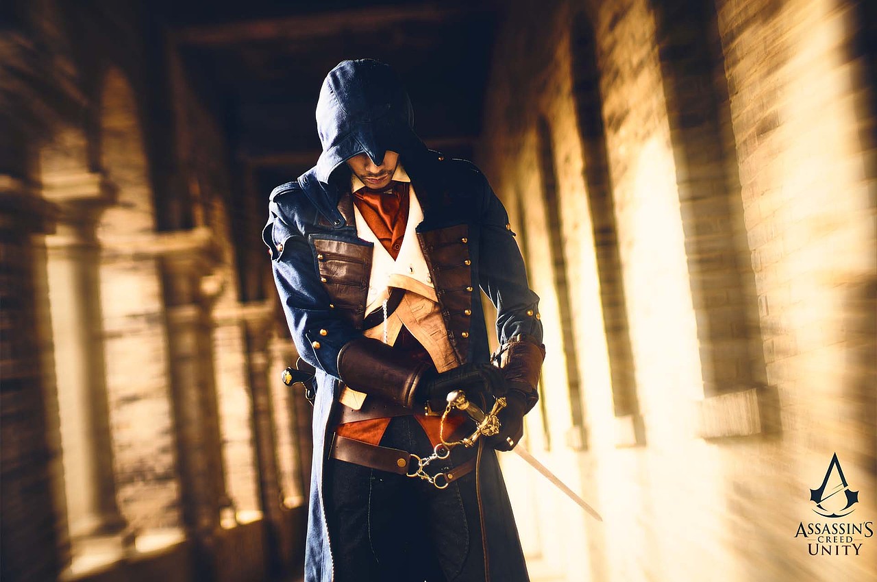 《刺客信条大革命》Arno的Cosplay（图ZMjc5NTE1NTky） - 人像摄影 - 站酷设计师宣子逸原创素材 - 站酷ZCOOL