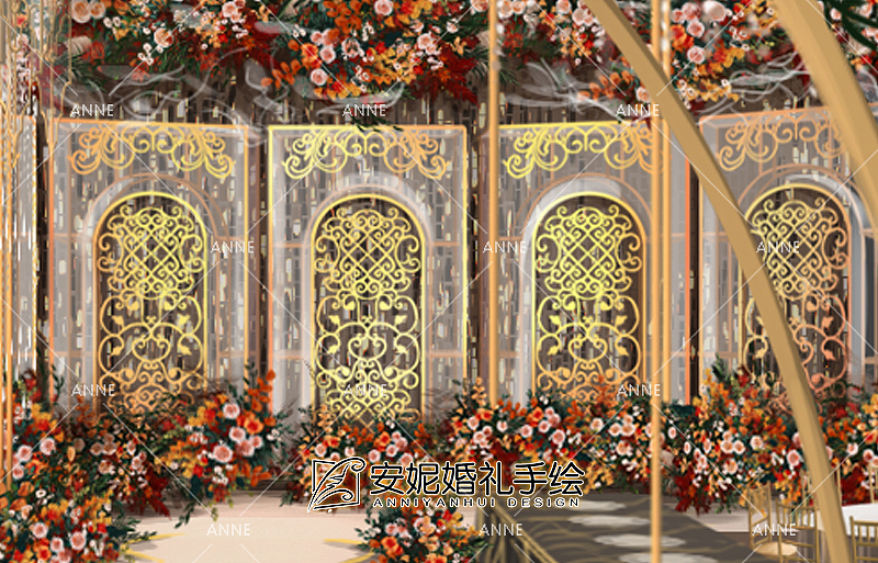 晶莹 | 安妮婚礼手绘