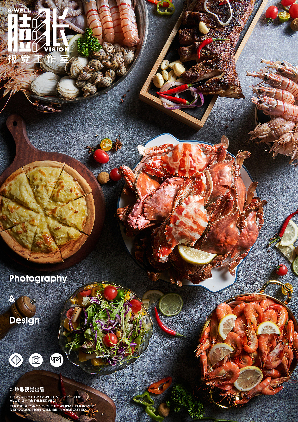 九月海海鲜自助食材拍摄（图ZMjg1MzU5NDY0） - 美食摄影 - 站酷设计师叫我老张原创素材 - 站酷ZCOOL