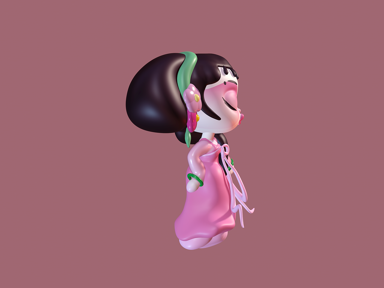 Aliya潮玩天书奇谈系列之粉狐狸