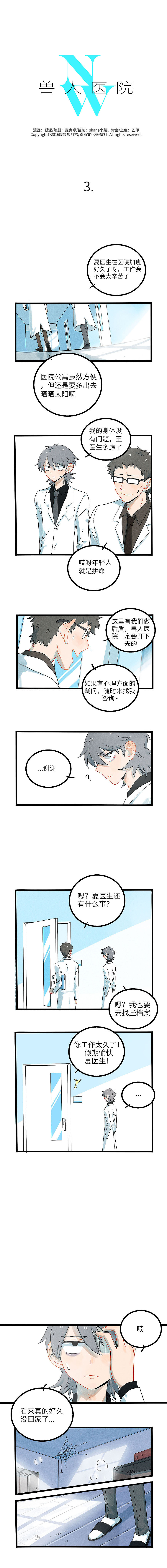 《废柴狐阿桔》衍生漫画:西北兽人医院(三)