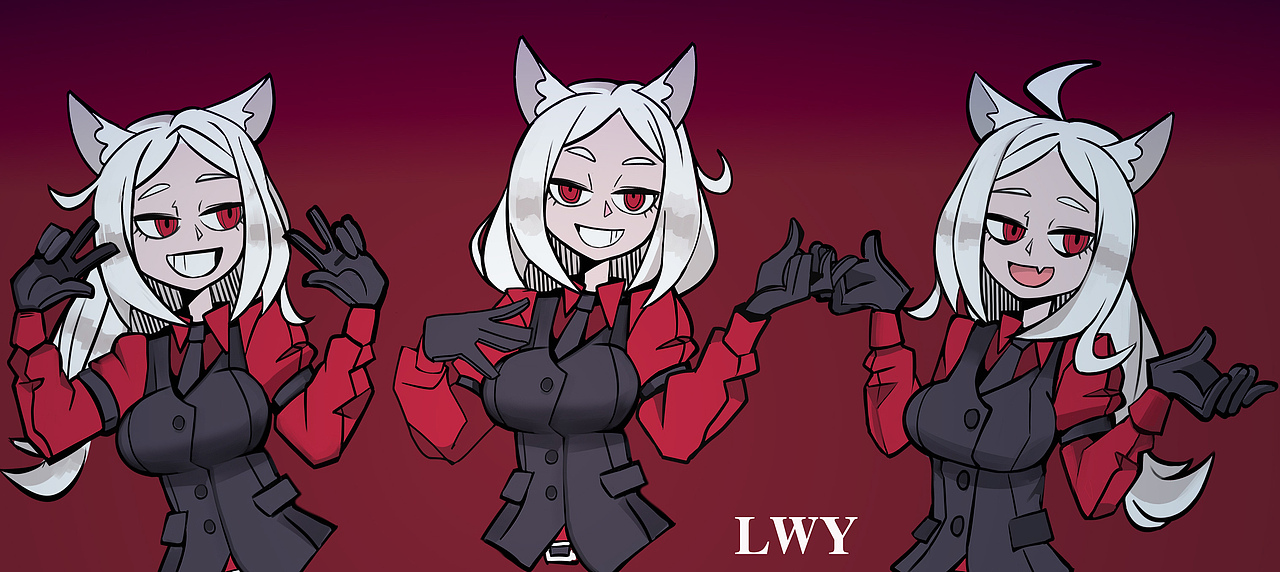 Helltaker Artbook 狗子（图ZMjE5NzU0NzIw） - 创作习作 - 站酷设计师大魔王与小勇者原创素材 - 站酷ZCOOL