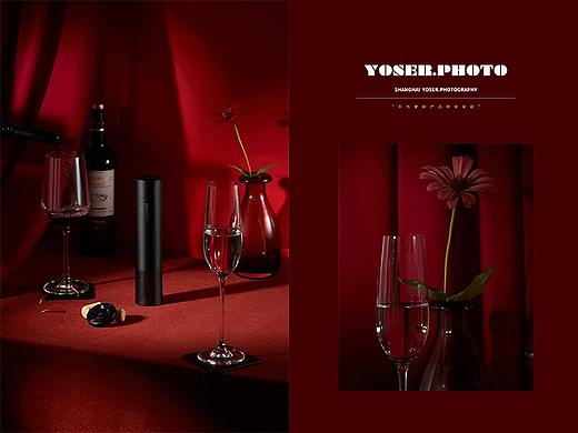 香槟红酒开瓶器拍摄