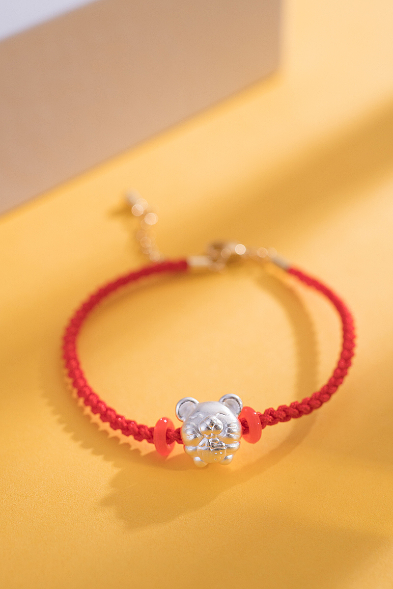 纯银饰儿童手镯