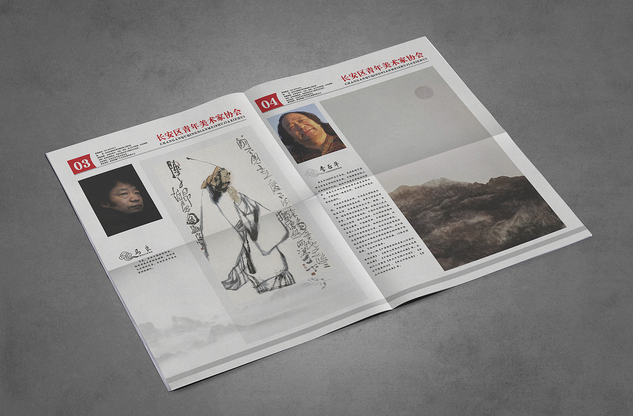 美术协会宣传册/刊物/画册/报纸